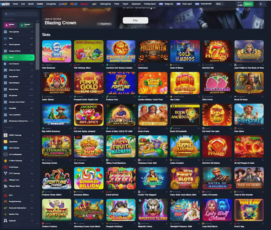 1win casino games