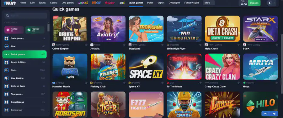 1win betting site